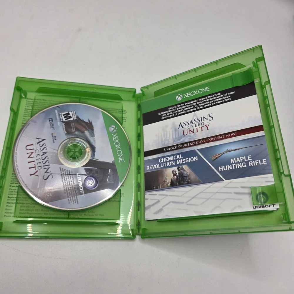 Ubisoft Assassins Creed Unity Xbox One Walmart Edition Bonus Mission Weapon Game